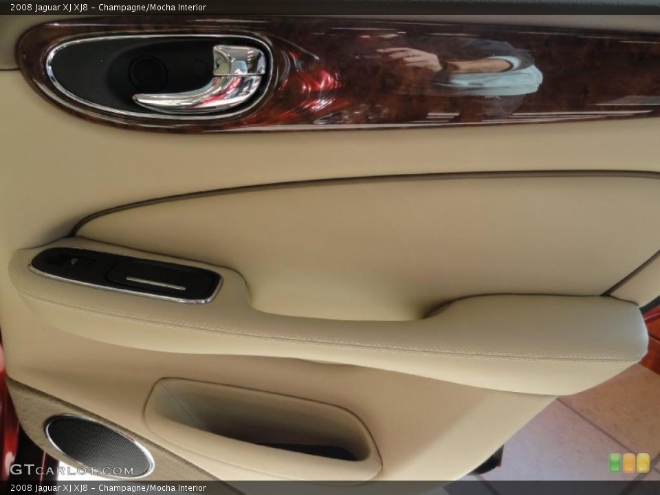 Champagne/Mocha Interior Door Panel for the 2008 Jaguar XJ XJ8 #39243078