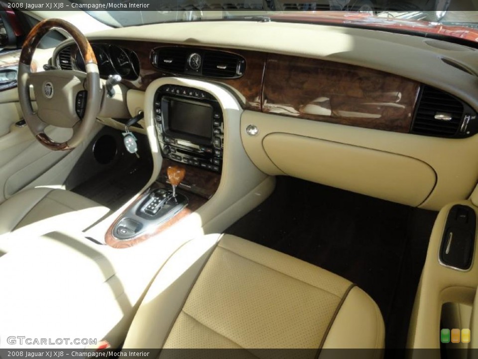 Champagne/Mocha Interior Dashboard for the 2008 Jaguar XJ XJ8 #39243166