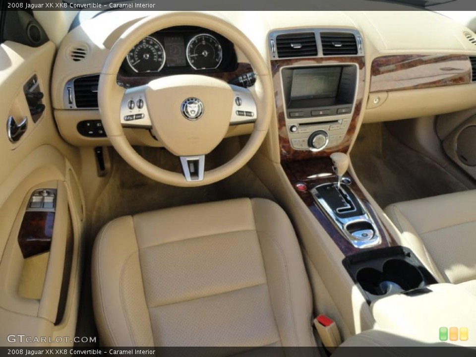 Caramel Interior Prime Interior for the 2008 Jaguar XK XK8 Convertible #39243450