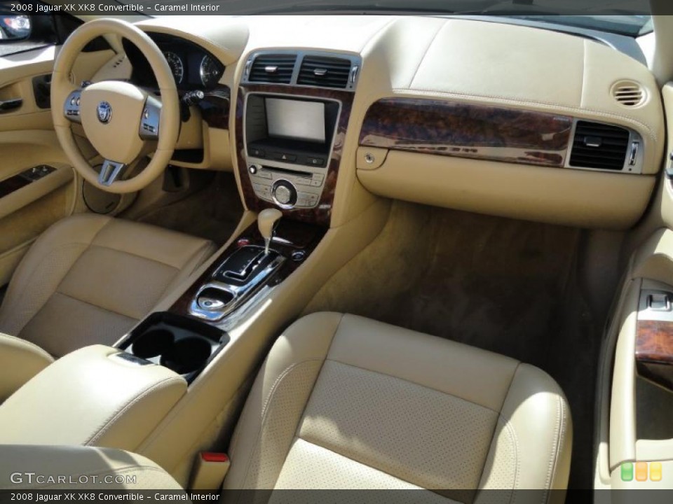 Caramel Interior Dashboard for the 2008 Jaguar XK XK8 Convertible #39243566
