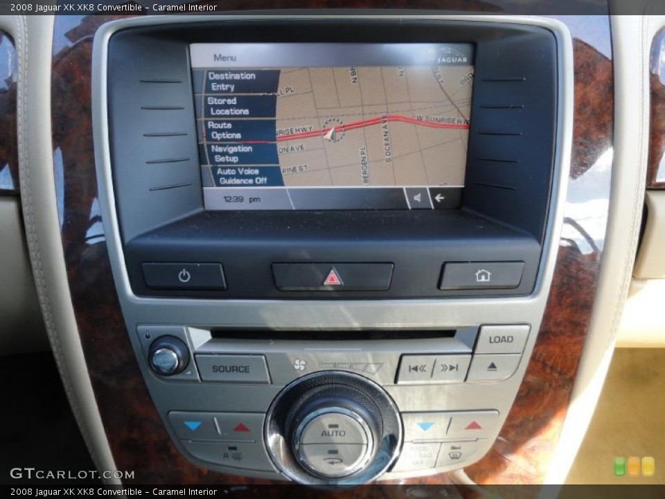 Caramel Interior Navigation for the 2008 Jaguar XK XK8 Convertible #39243642