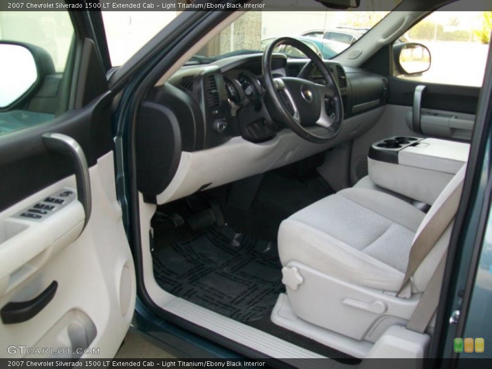 Light Titanium/Ebony Black Interior Prime Interior for the 2007 Chevrolet Silverado 1500 LT Extended Cab #39244262
