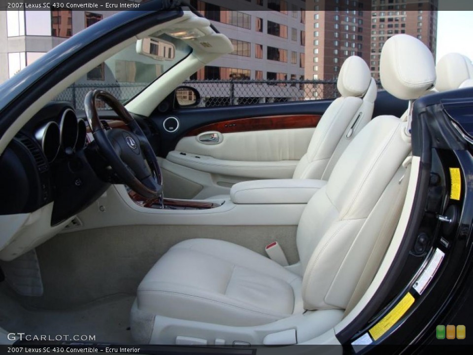 Ecru Interior Photo for the 2007 Lexus SC 430 Convertible #39245014