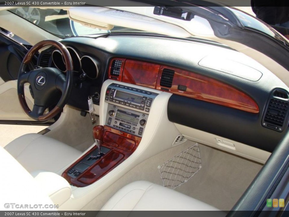 Ecru Interior Dashboard for the 2007 Lexus SC 430 Convertible #39245135