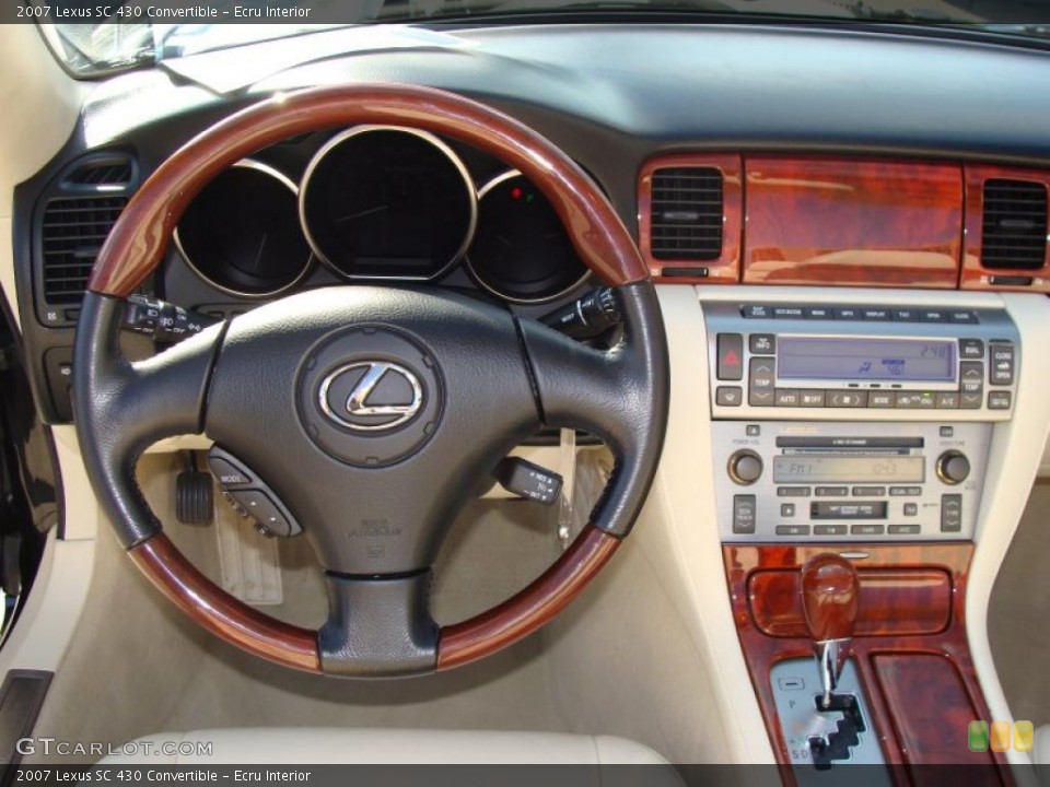 Ecru Interior Dashboard for the 2007 Lexus SC 430 Convertible #39245151