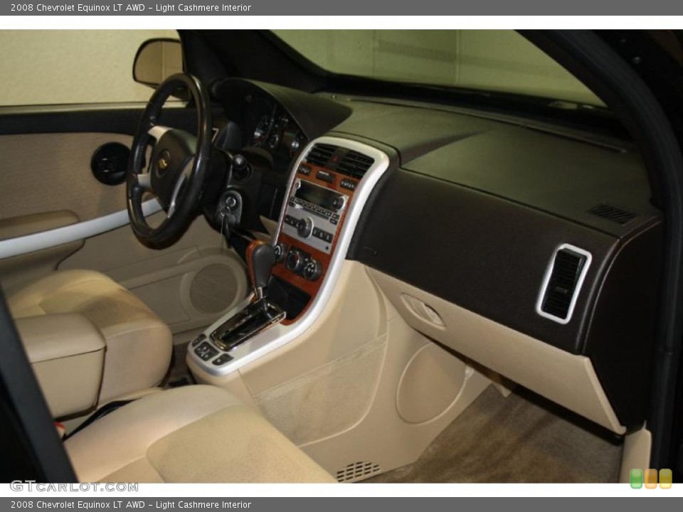 Light Cashmere Interior Dashboard for the 2008 Chevrolet Equinox LT AWD #39247403