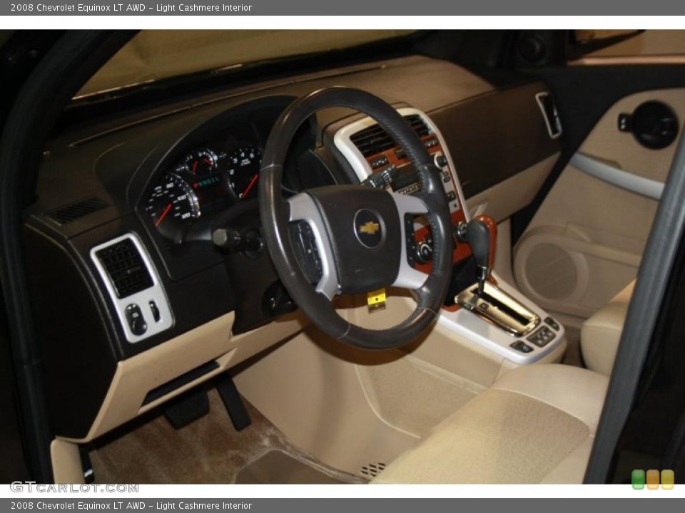 Light Cashmere Interior Prime Interior for the 2008 Chevrolet Equinox LT AWD #39247455