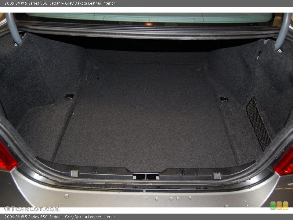 Grey Dakota Leather Interior Trunk for the 2009 BMW 5 Series 550i Sedan #39247763