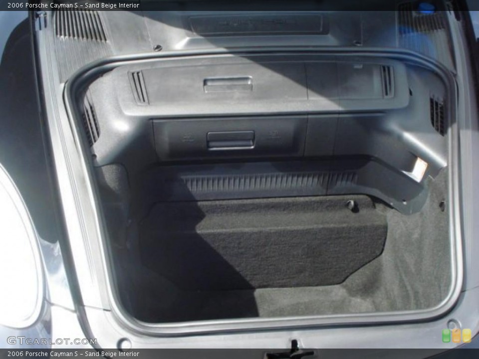 Sand Beige Interior Trunk for the 2006 Porsche Cayman S #39248103