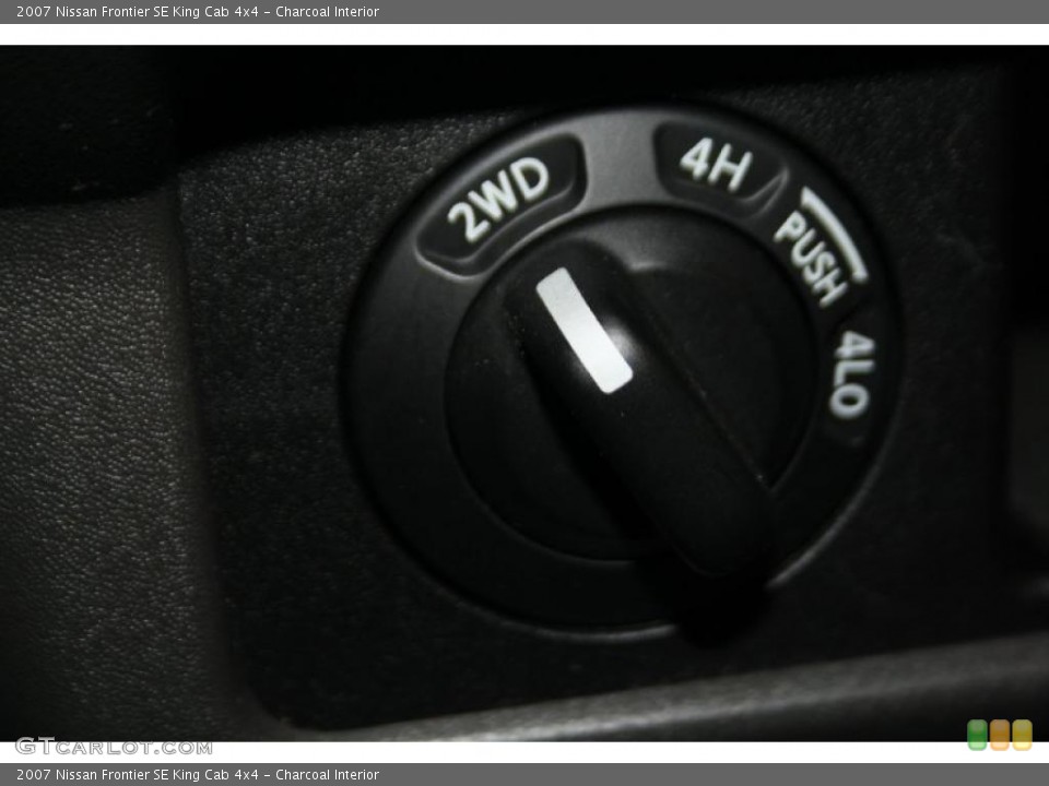 Charcoal Interior Controls for the 2007 Nissan Frontier SE King Cab 4x4 #39248927