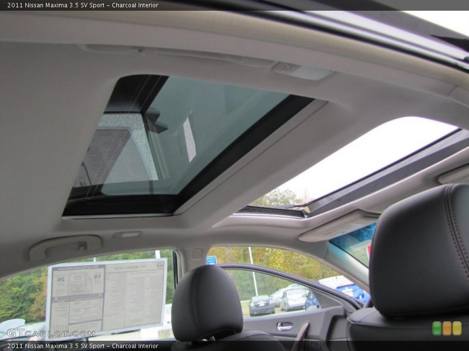 Charcoal Interior Sunroof for the 2011 Nissan Maxima 3.5 SV Sport #39250076