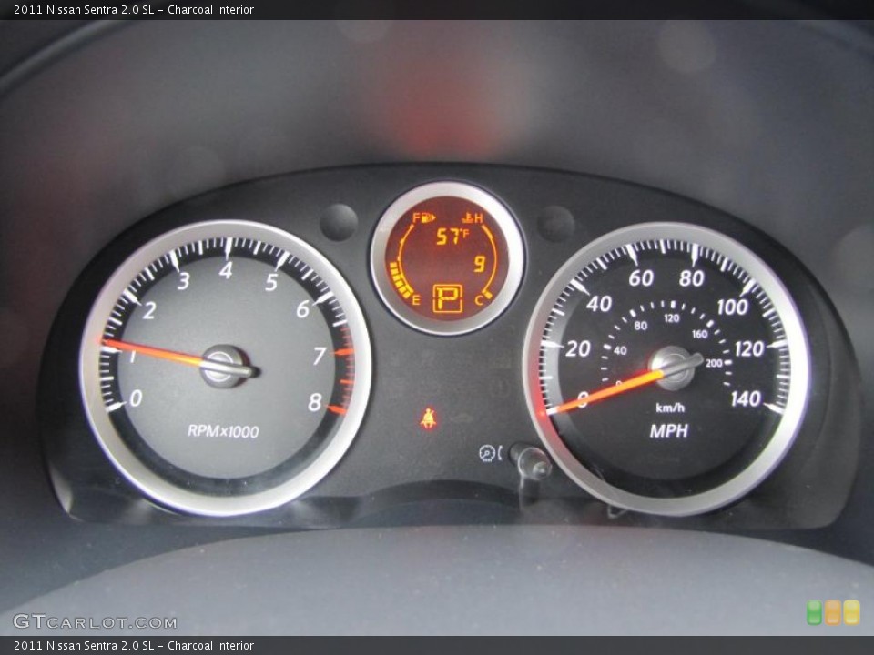 Charcoal Interior Gauges for the 2011 Nissan Sentra 2.0 SL #39250340