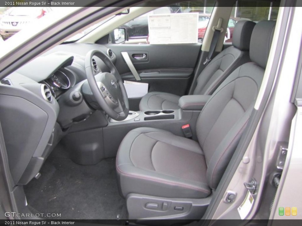 Black Interior Photo for the 2011 Nissan Rogue SV #39250944