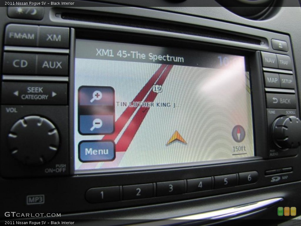 Black Interior Navigation for the 2011 Nissan Rogue SV #39251052