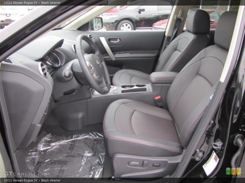 Black Interior Photo for the 2011 Nissan Rogue SV #39251208