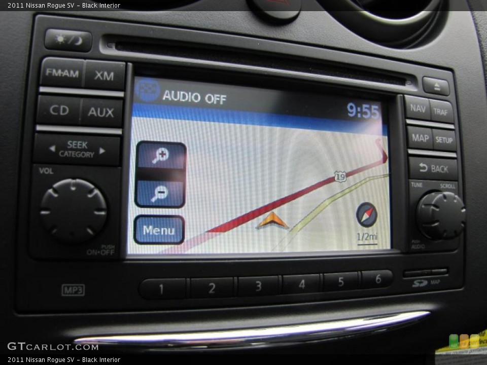 Black Interior Navigation for the 2011 Nissan Rogue SV #39251300