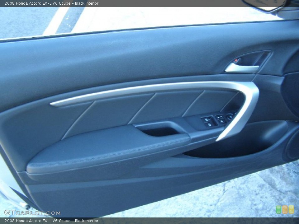 Black Interior Door Panel for the 2008 Honda Accord EX-L V6 Coupe #39251540