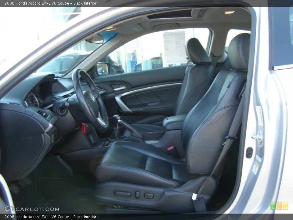 Black Interior Photo for the 2008 Honda Accord EX-L V6 Coupe #39251568