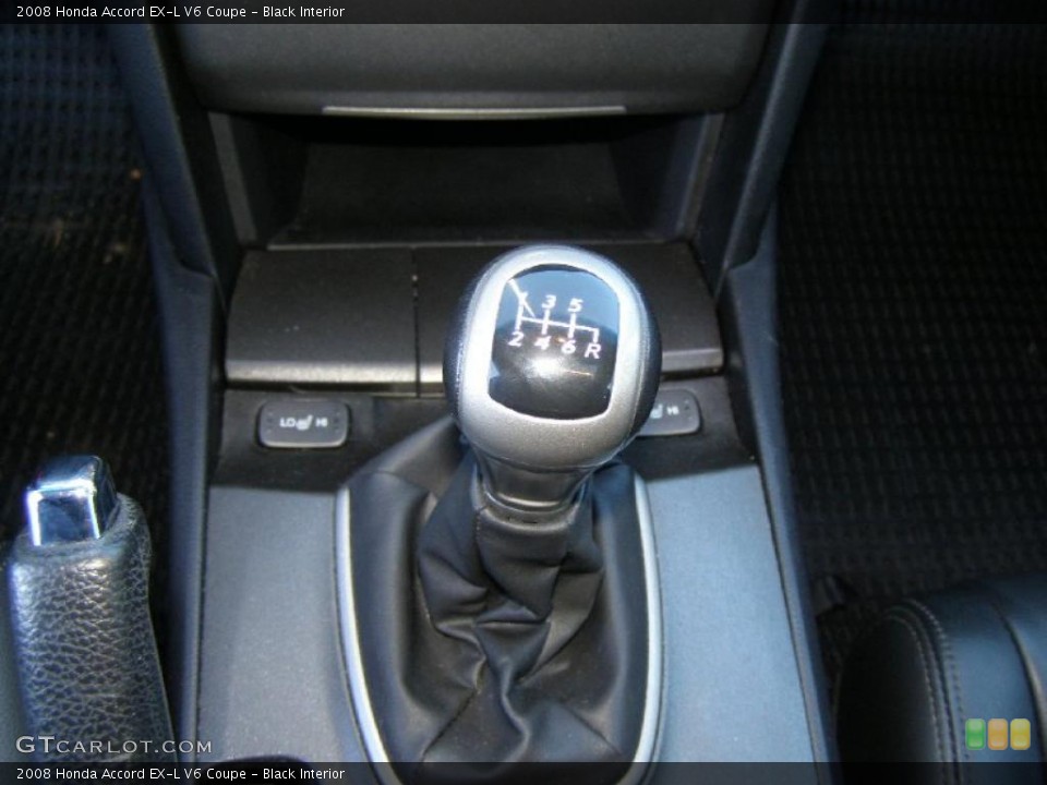Black Interior Transmission for the 2008 Honda Accord EX-L V6 Coupe #39251612