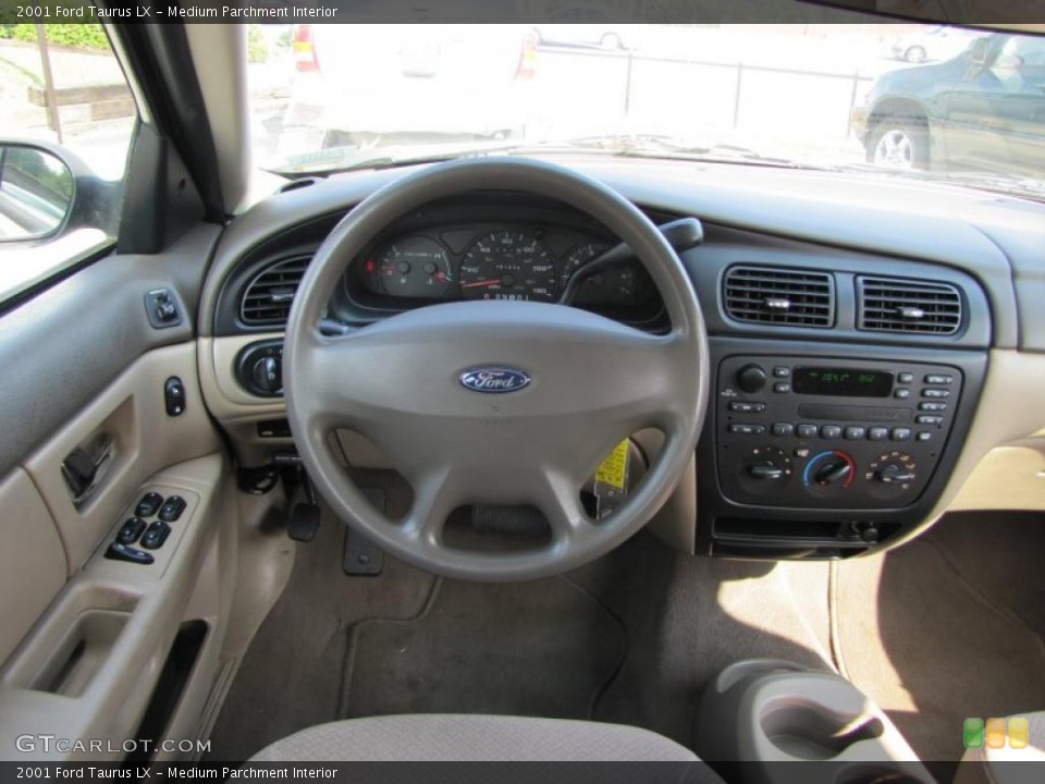 Medium Parchment Interior Dashboard for the 2001 Ford Taurus LX #39252453