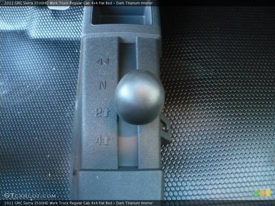 Dark Titanium Interior Controls for the 2011 GMC Sierra 3500HD Work Truck Regular Cab 4x4 Flat Bed #39253273