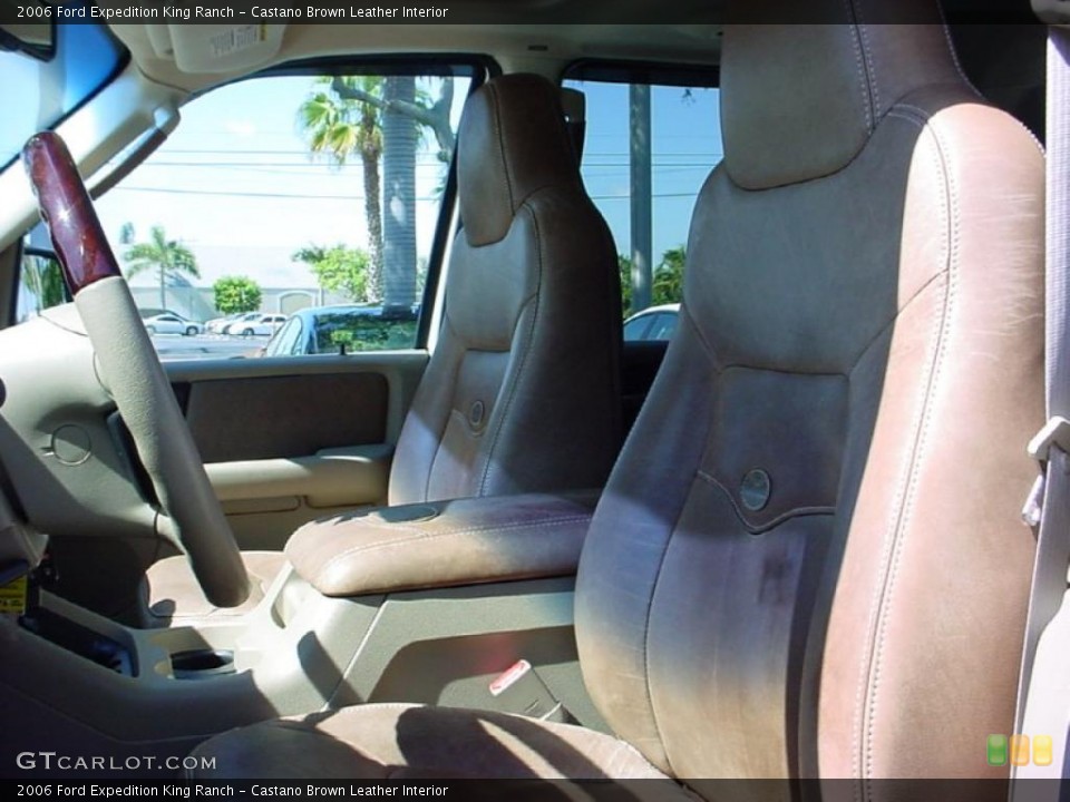 Castano Brown Leather Interior Photo for the 2006 Ford Expedition King Ranch #39253894