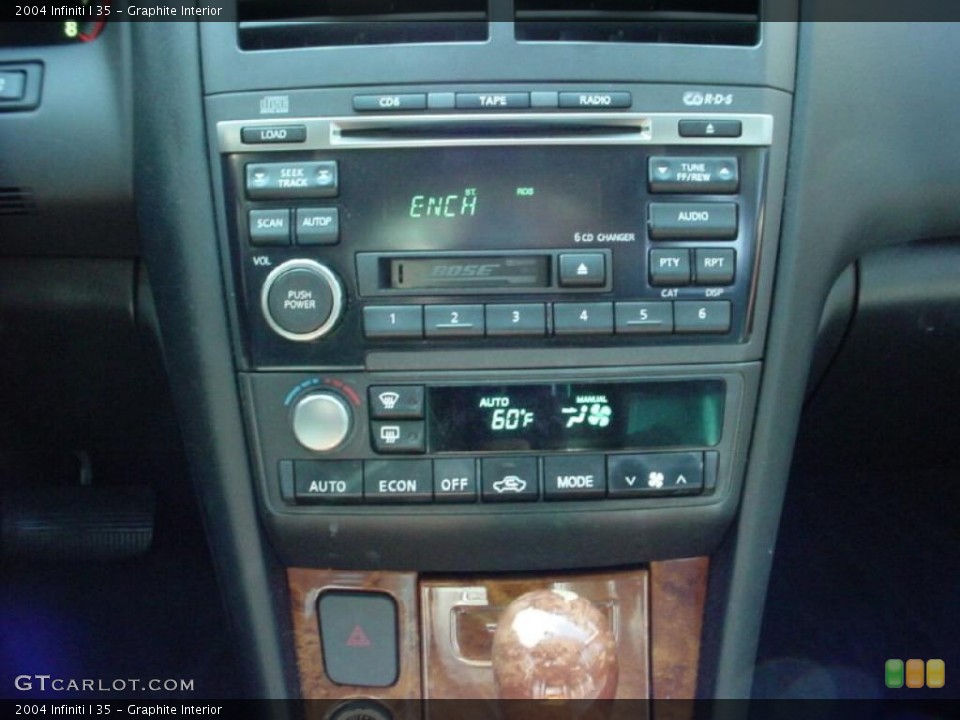 Graphite Interior Controls for the 2004 Infiniti I 35 #39254486