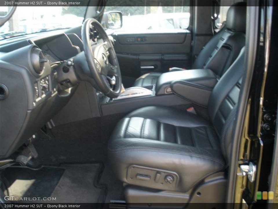 Ebony Black Interior Photo for the 2007 Hummer H2 SUT #39254534