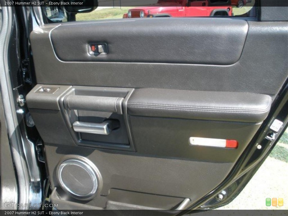 Ebony Black Interior Door Panel for the 2007 Hummer H2 SUT #39254562