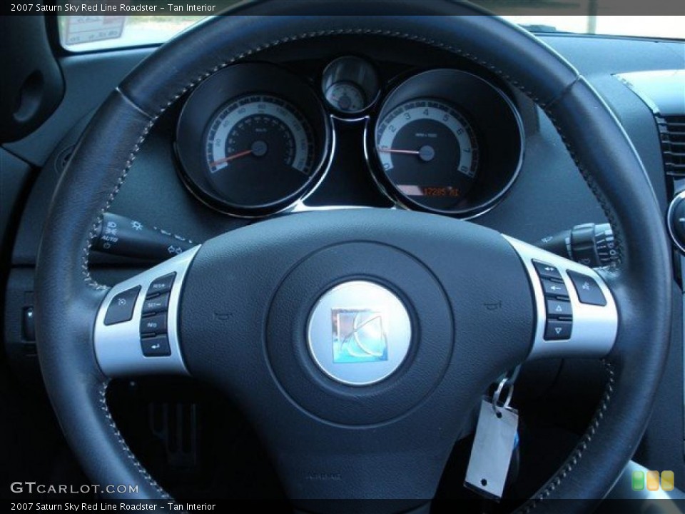 Tan Interior Steering Wheel for the 2007 Saturn Sky Red Line Roadster #39255138