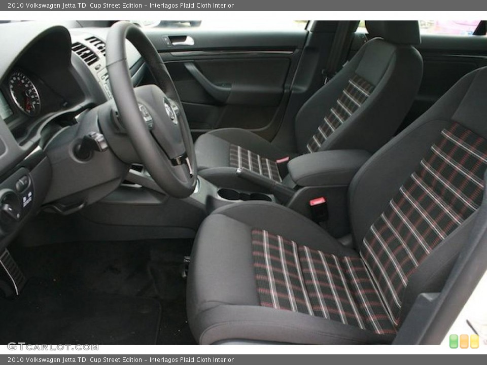 Interlagos Plaid Cloth Interior Photo for the 2010 Volkswagen Jetta TDI Cup Street Edition #39255843