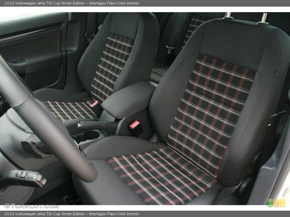 Interlagos Plaid Cloth Interior Photo for the 2010 Volkswagen Jetta TDI Cup Street Edition #39255883
