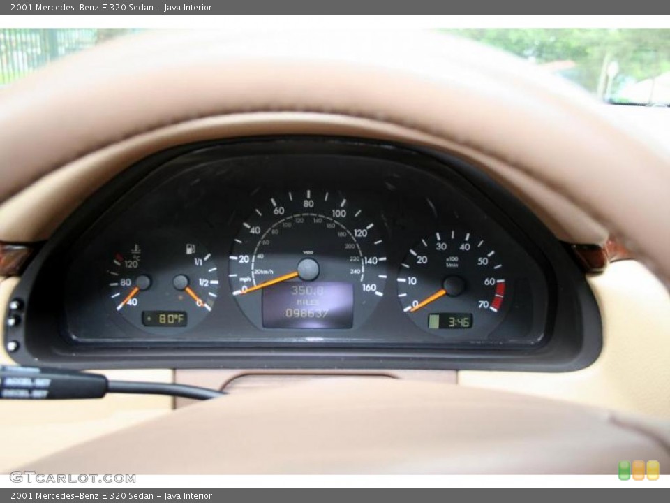 Java Interior Gauges for the 2001 Mercedes-Benz E 320 Sedan #39260751
