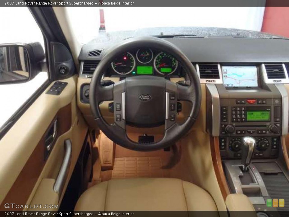 Alpaca Beige Interior Dashboard for the 2007 Land Rover Range Rover Sport Supercharged #39261983