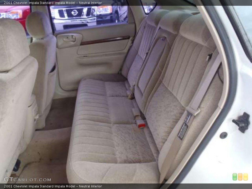 Neutral Interior Photo for the 2001 Chevrolet Impala  #39262265