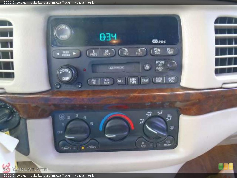 Neutral Interior Controls for the 2001 Chevrolet Impala  #39262295