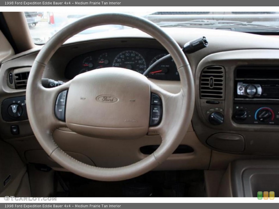 Medium Prairie Tan Interior Steering Wheel for the 1998 Ford Expedition Eddie Bauer 4x4 #39262415