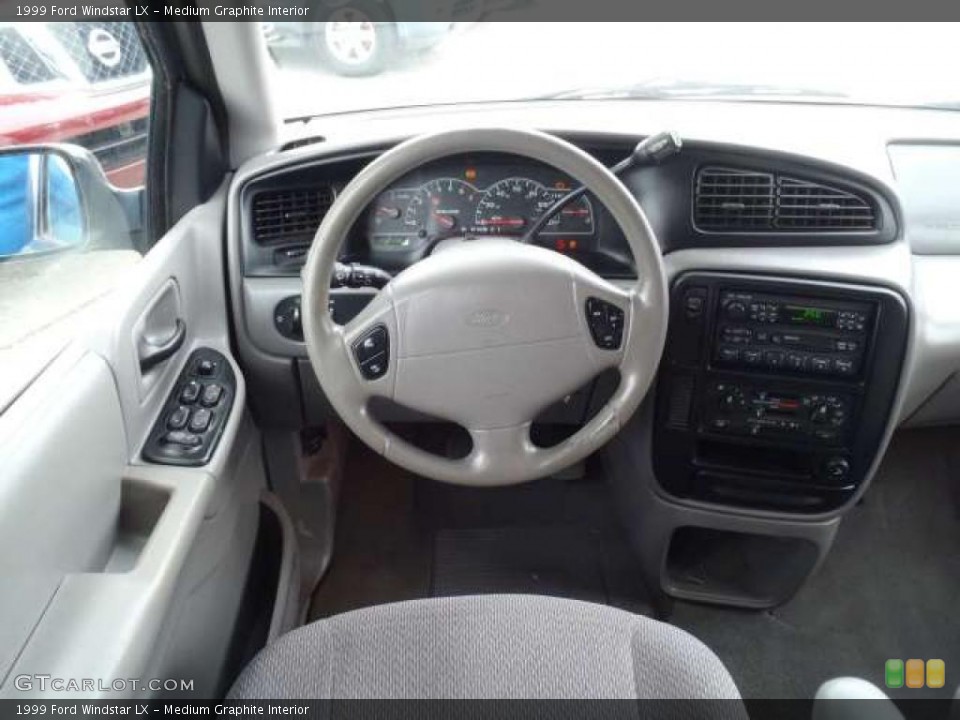 Medium Graphite Interior Dashboard for the 1999 Ford Windstar LX #39262615