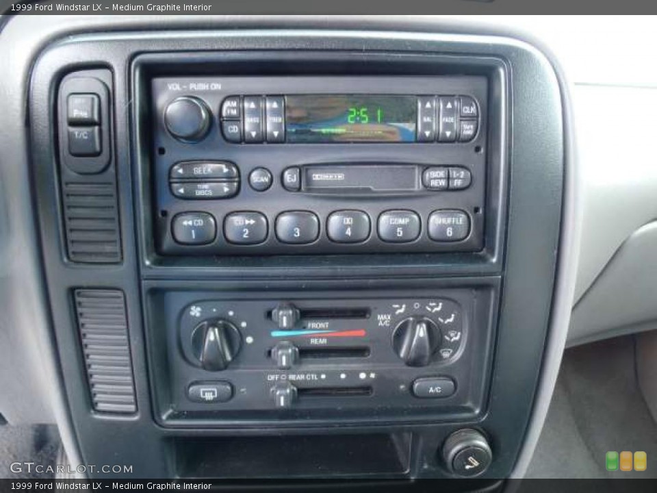 Medium Graphite Interior Controls for the 1999 Ford Windstar LX #39262671