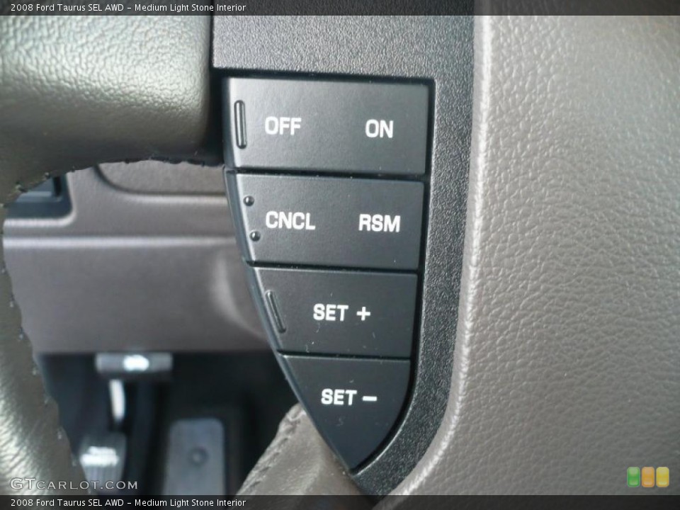 Medium Light Stone Interior Controls for the 2008 Ford Taurus SEL AWD #39263019