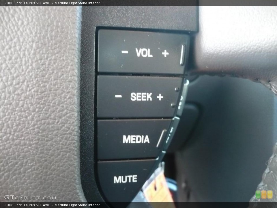 Medium Light Stone Interior Controls for the 2008 Ford Taurus SEL AWD #39263035