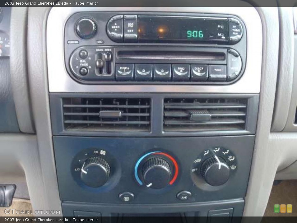 Taupe Interior Controls for the 2003 Jeep Grand Cherokee Laredo #39263735