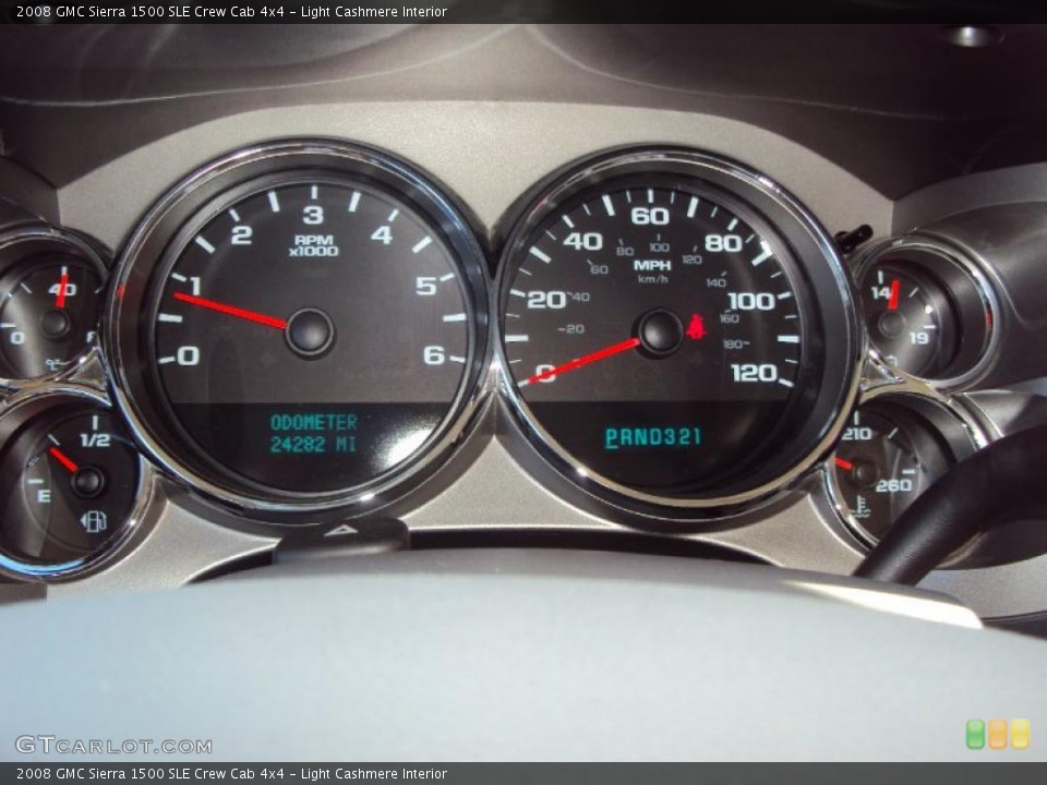 Light Cashmere Interior Gauges for the 2008 GMC Sierra 1500 SLE Crew Cab 4x4 #39263743