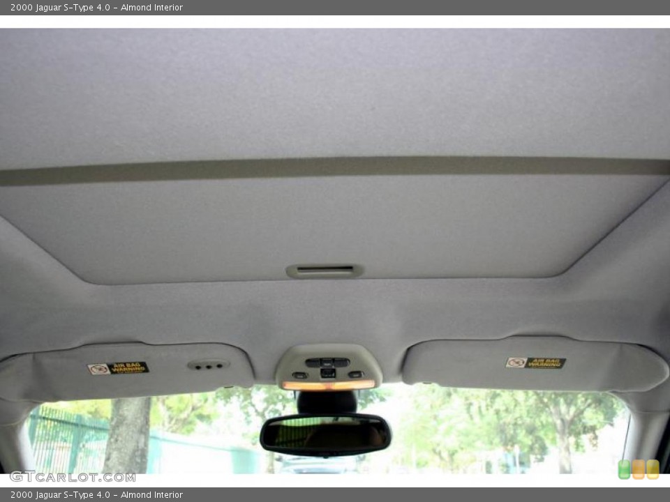 Almond Interior Sunroof for the 2000 Jaguar S-Type 4.0 #39263867