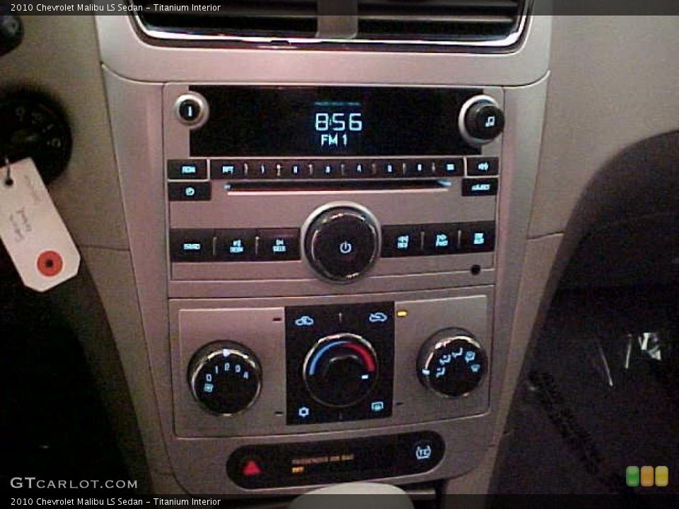 Titanium Interior Controls for the 2010 Chevrolet Malibu LS Sedan #39264179