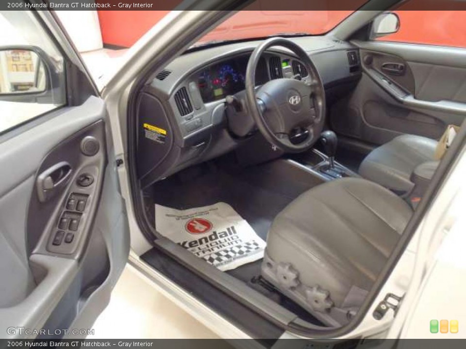 Gray Interior Prime Interior for the 2006 Hyundai Elantra GT Hatchback #39264591