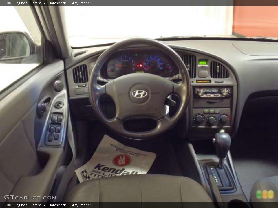 Gray Interior Dashboard for the 2006 Hyundai Elantra GT Hatchback #39264607