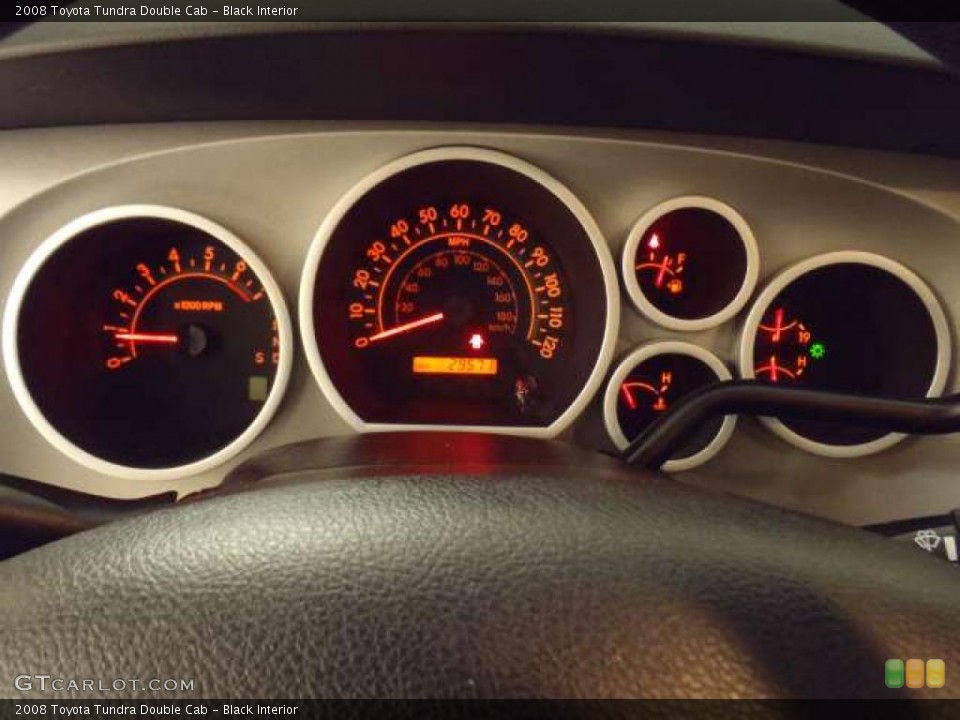 Black Interior Gauges for the 2008 Toyota Tundra Double Cab #39265171