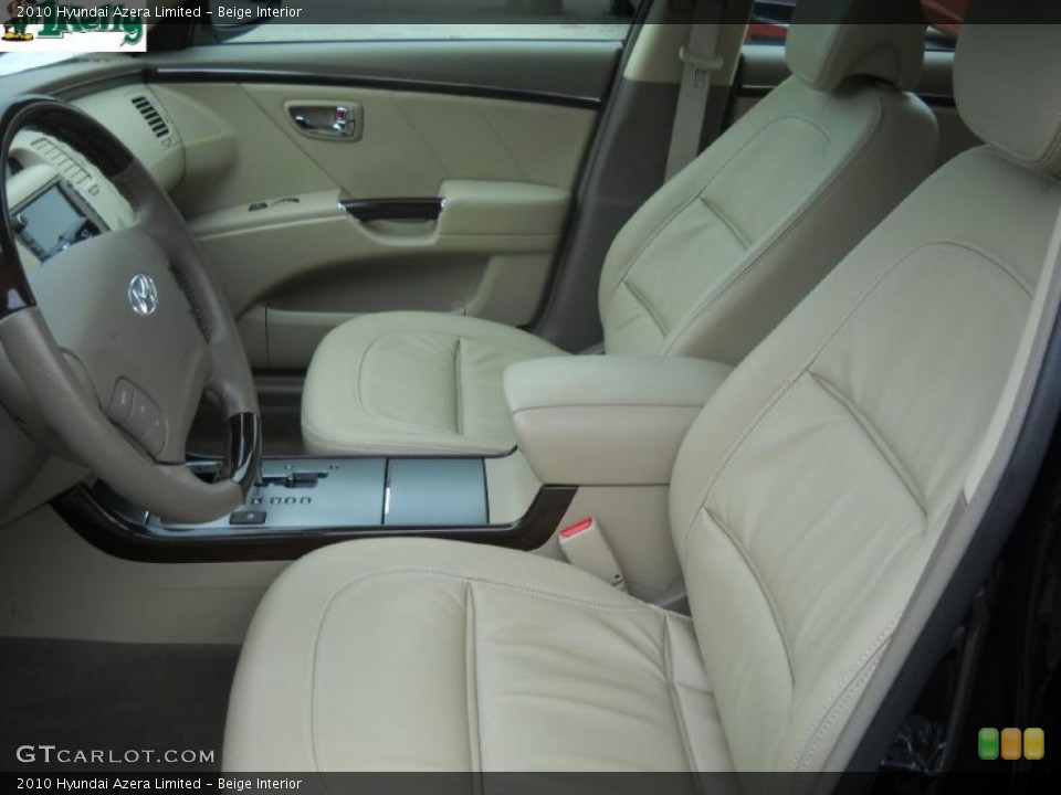 Beige Interior Photo for the 2010 Hyundai Azera Limited #39265189