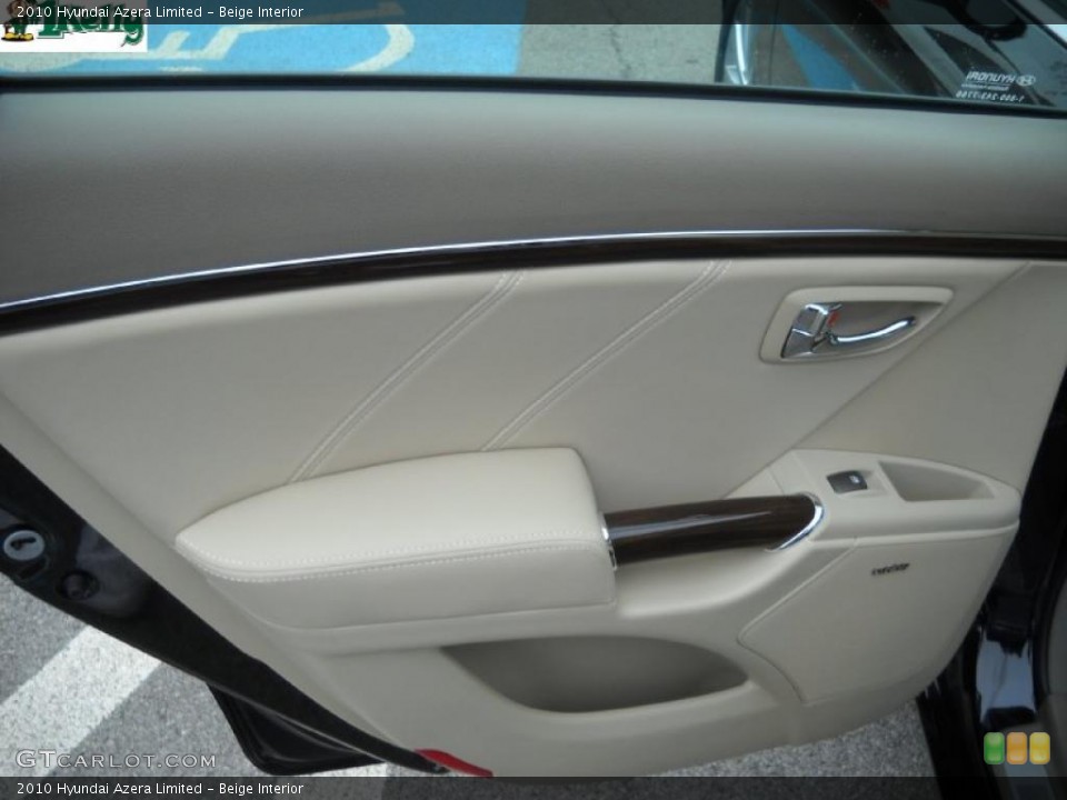 Beige Interior Door Panel for the 2010 Hyundai Azera Limited #39265223